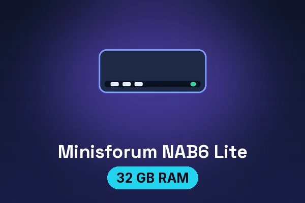 Minisforum NAB6 Lite silver mini PC
